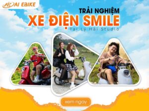 Trải nghiệm xe đạp điện AIE Smile tại phim trường Lật mặt 7