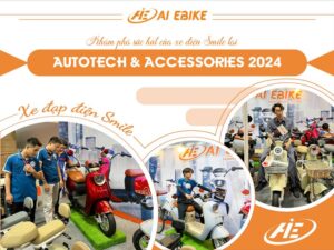Khám phá sức hút của xe điện AIE Smile tại Autotech & Accessories 2024