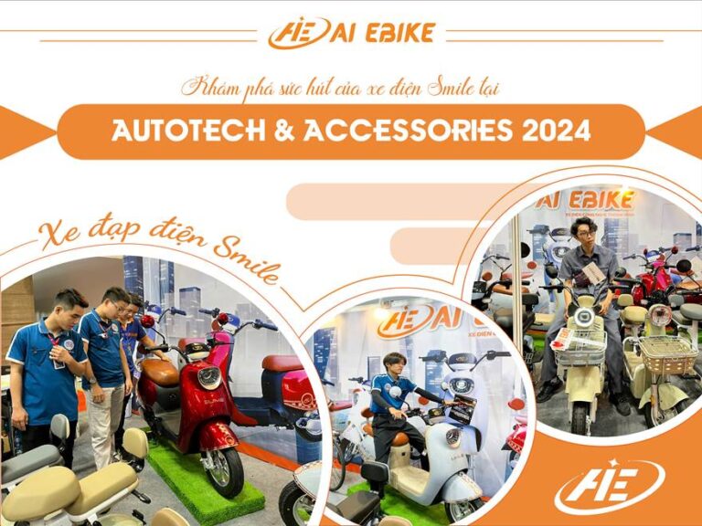 Khám phá sức hút của xe điện AIE Smile tại Autotech & Accessories 2024
