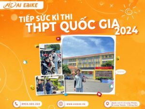 AI Ebike đồng hành cùng sĩ tử trong kỳ thi tốt nghiệp THPT 2024