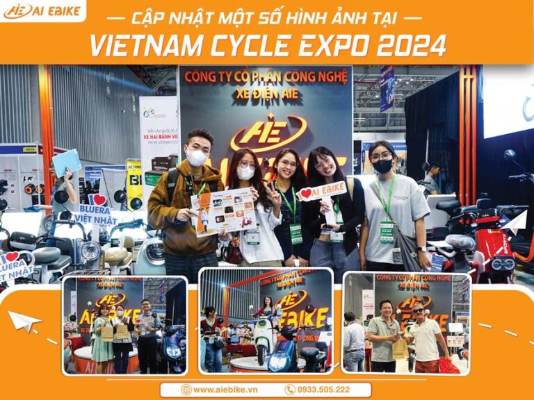 Hình ảnh gian hàng AI Ebike tại Vietnam Cycle Expo 2024