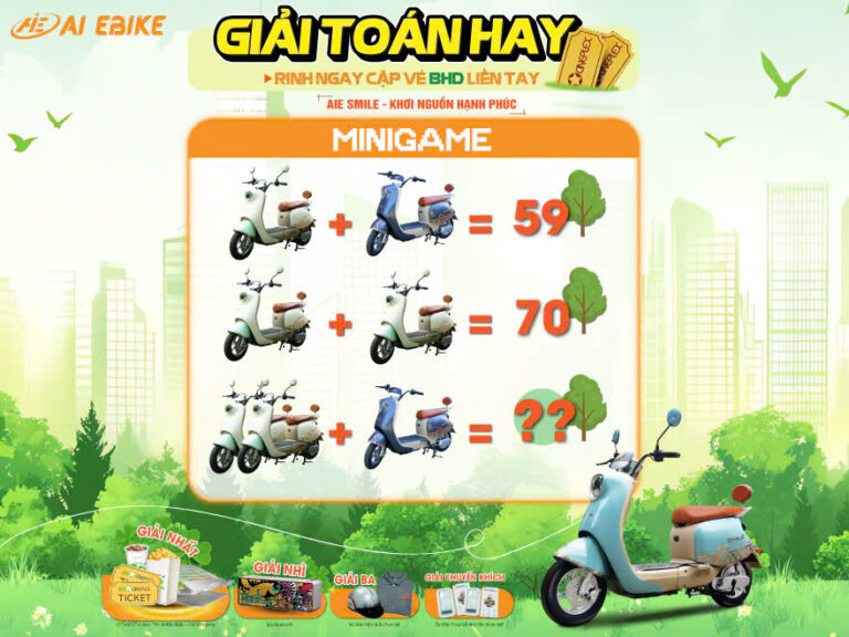 Giải toán hay - Rinh ngay cặp vé BHD liền tay