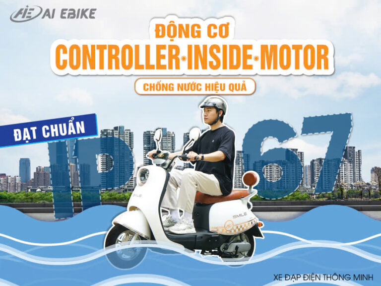 tiêu chuẩn chống nước IP67 của động cơ Controller Inside Motor