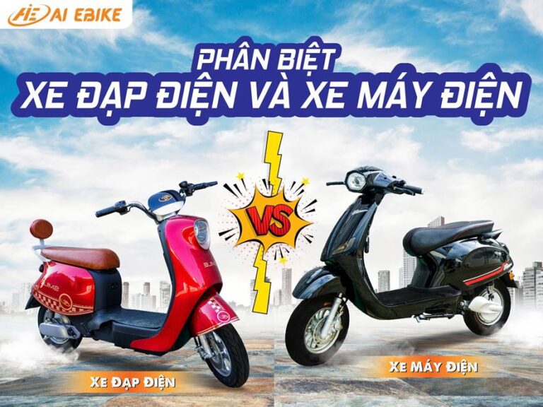 Phân biệt xe đạp điện và xe máy điện