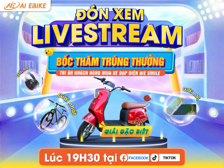 ĐẾM NGƯỢC GIỜ G: LIVESTREAM RÚT THĂM TRÚNG THƯỞNGAIE SMILE SẮP BẮT ĐẦU!