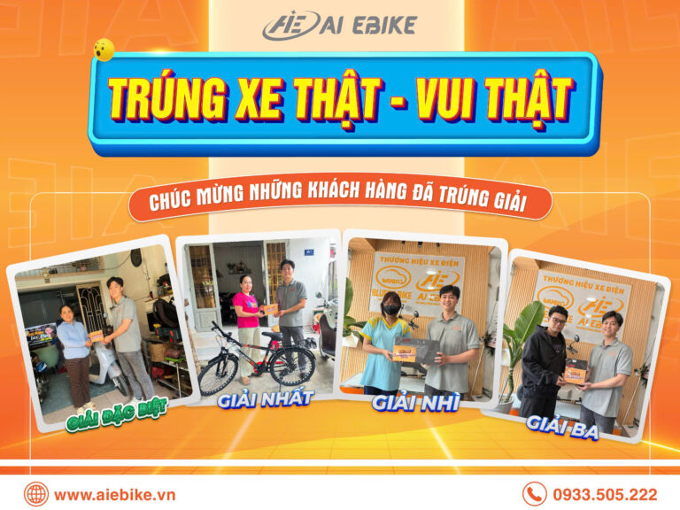 Công bố bốc thăm trúng thưởng của AIE BIKE
