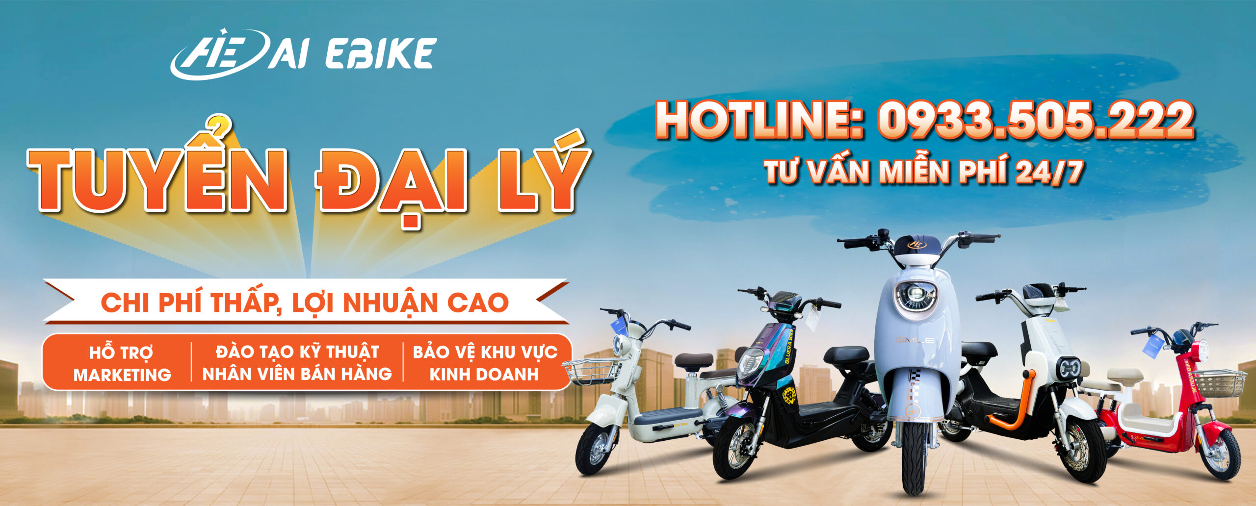 Mở đại lý xe điện AIEBIKE 2025