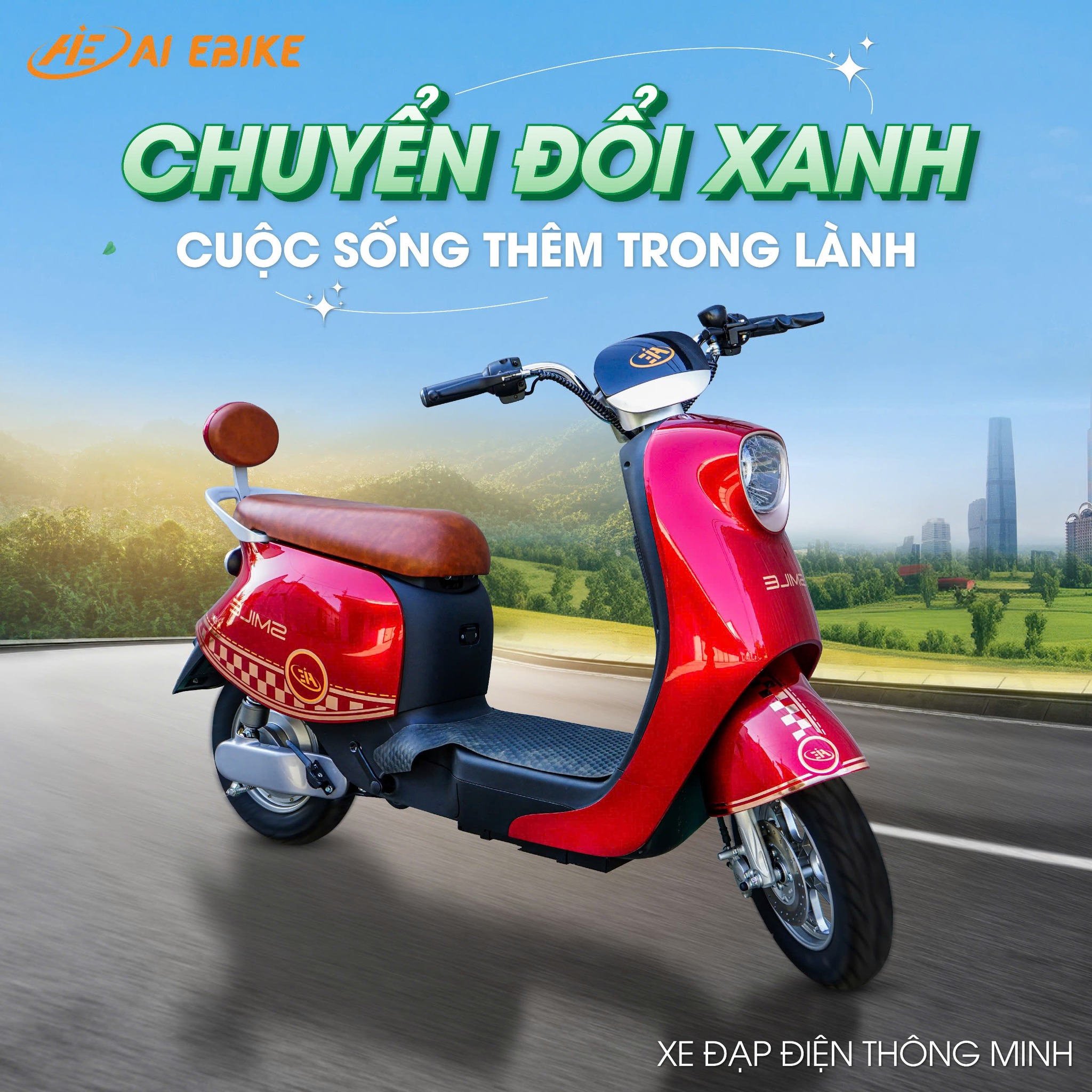 AI EBIKE tiên phong trong làn sóng di chuyển xanh 2025