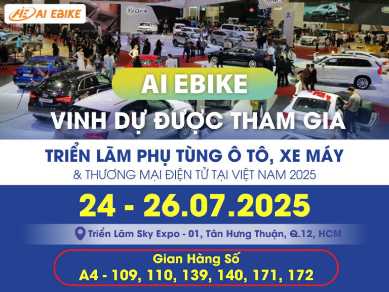 AI EBIKE Trân Trọng Kính Mời Tham Quan Gian Hàng AI EBIKE tại SKY EXPO 2025