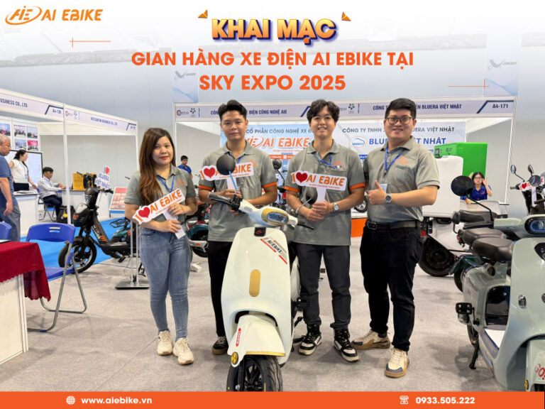 Gian Hàng Xe Điện AI EBIKE Khai Mạc Tại SKY EXPO 2025
