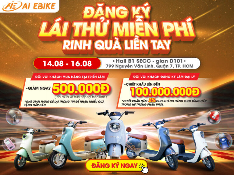 AI EBIKE Sẵn Sàng “Khuấy Đảo” Vietnam Cycle Expo