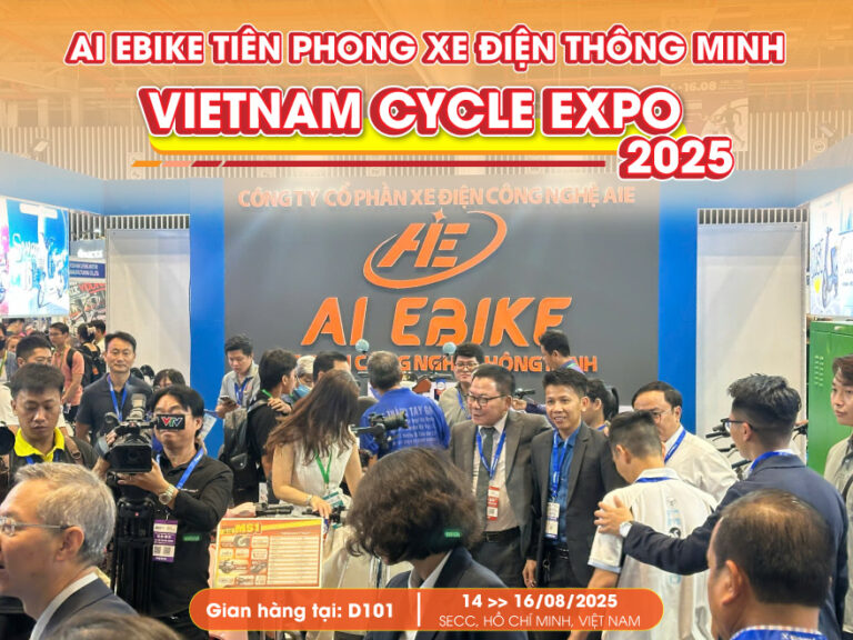 AI EBIKE Tiên Phong Xe Xe Điện Thông Minh Đầy Đột Phá Tại Vietnam Cycle Expo 2025