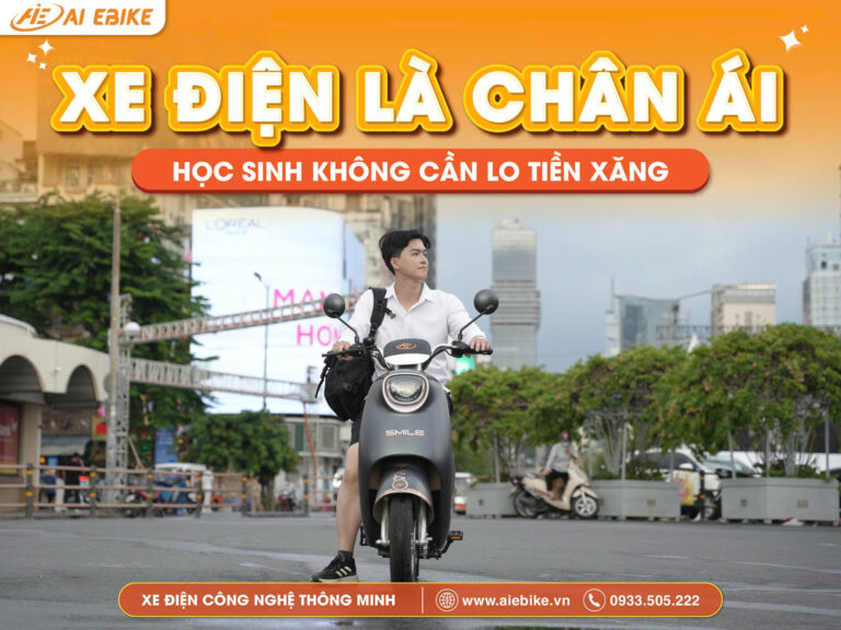 "Xe điện là chân ái" Cho Học sinh cấp 3 'Quẳng Gánh Lo' Tiền Xăng, Tiết Kiệm Tiền Triệu Mỗi Năm