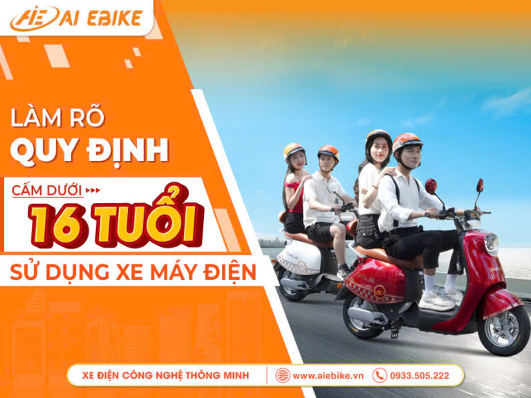 Làm rõ quy định cấm trẻ em dưới 16 tuổi sử dụng xe máy điện từ 15/10/2025
