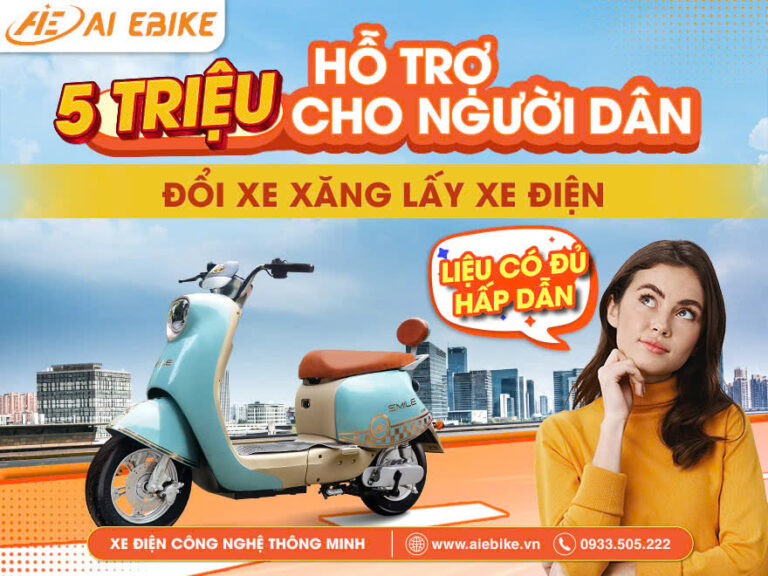 Hỗ Trợ 5 Triệu Cho Người Dân Đổi Xe Xăng Lấy Xe Điện