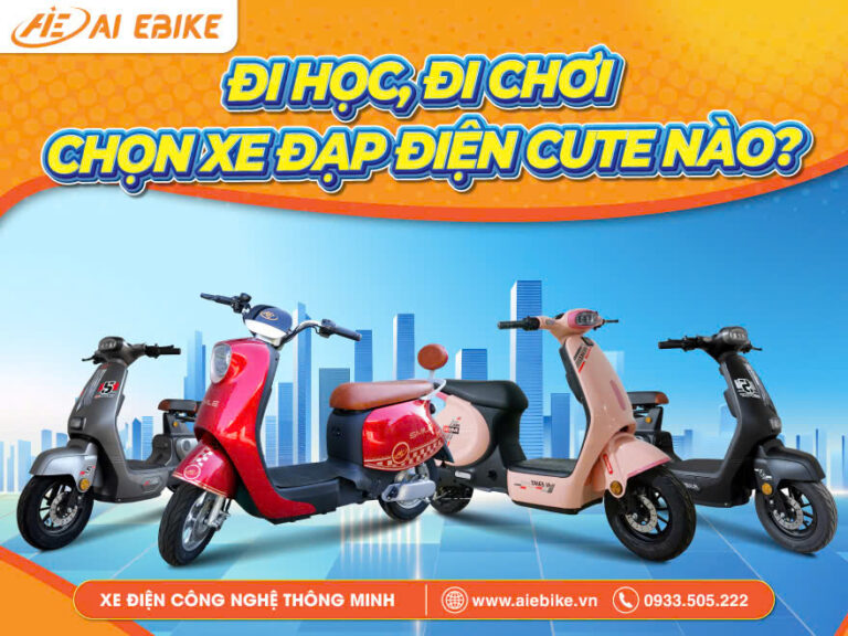 Đi Học Đi Chơi Nên Chọn Xe Đạp Điện Cute Nào? Gợi Ý Từ AI EBIKE