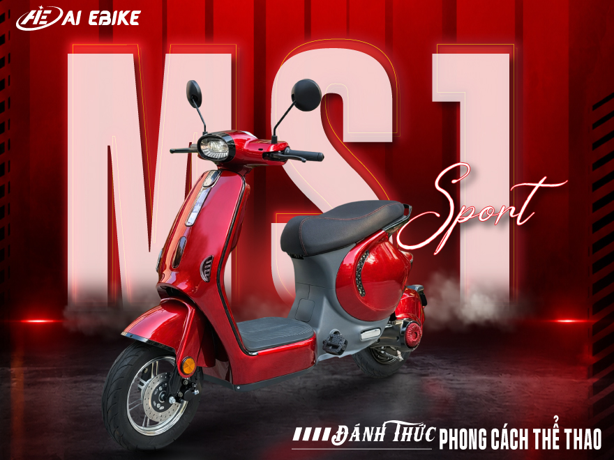 AIE MS1 Sport - Xe điện thể thao, mạnh mẽ cho thế hệ trẻ 2026