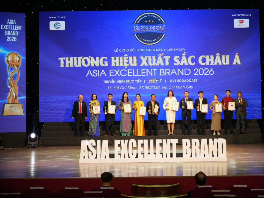 AI EBike Chính Thức Nhận Giải Thưởng Tại Hạng Mục "Thương Hiệu Xuất Sắc Châu Á 2026"