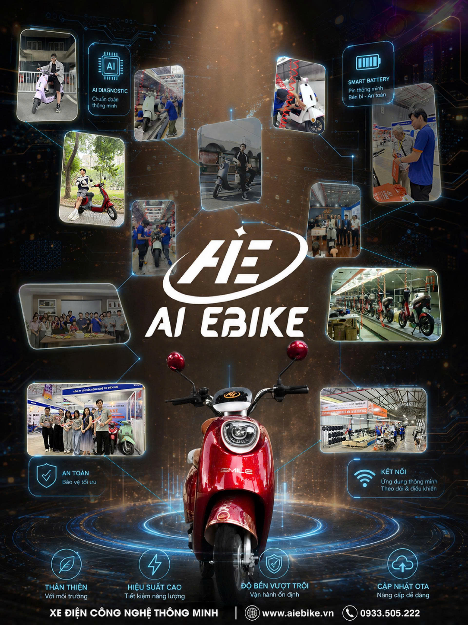 AI EBike Chính Thức Nhận Giải Thưởng Tại Hạng Mục "Thương Hiệu Xuất Sắc Châu Á 2026"
