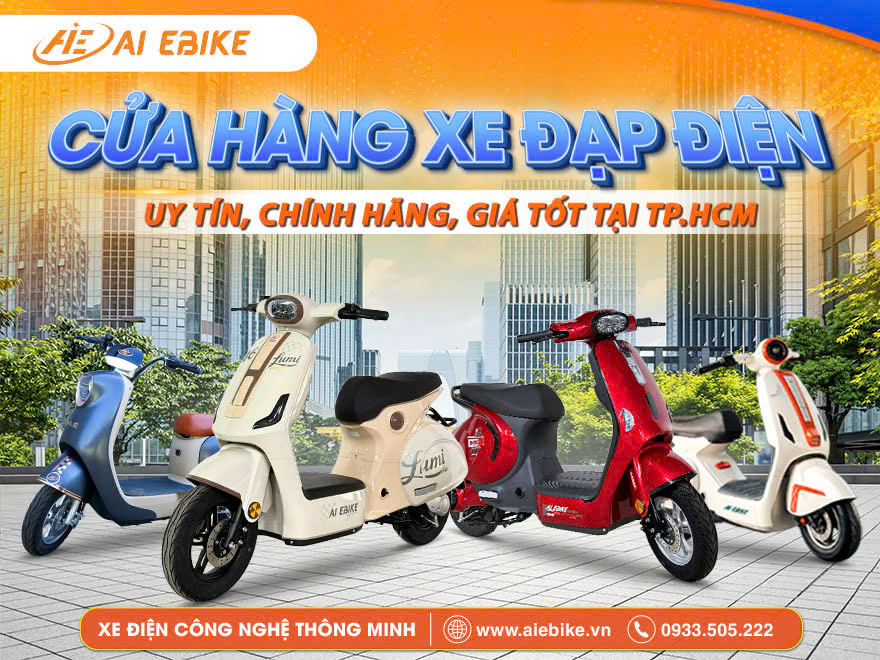 cửa hàng xe đạp điện chính hãng, giá tốt