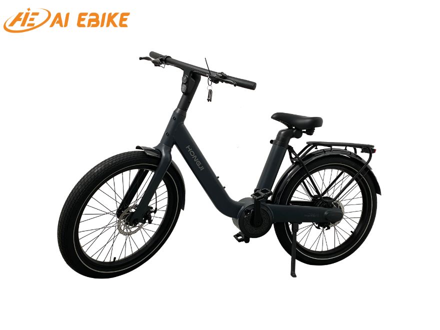 Xe đạp trợ lực Bluesuda EM60 pin ẩn khung gọn gàng, hiện đại.