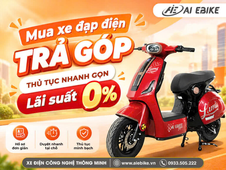 mua xe đạp điện trả góp