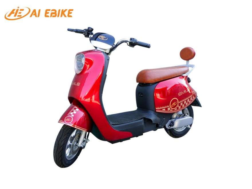 Xe đạp điện AIE Smile đỏ phiên bản đặc biệt