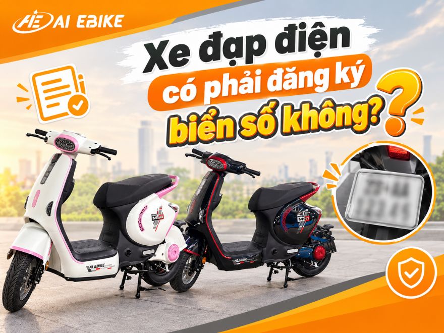 Xe đạp điện có phải đăng ký không