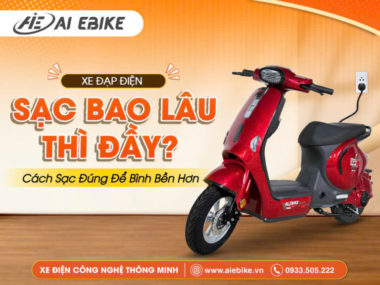 xe đạp điện sạc bao lâu thì đầy